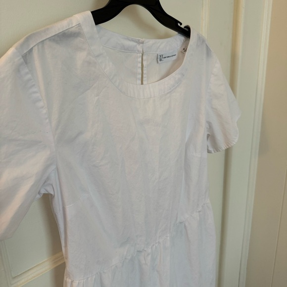 New York & Company White Cotton Dress - Picture 4 of 10